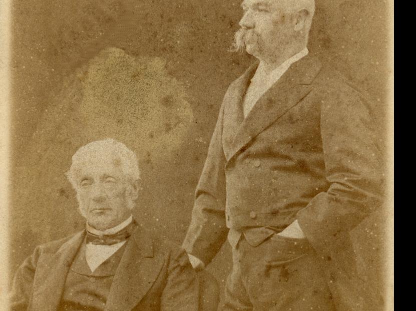 Benjamín Vicuña Mackenna y su padre Pedro Félix Vicuña
