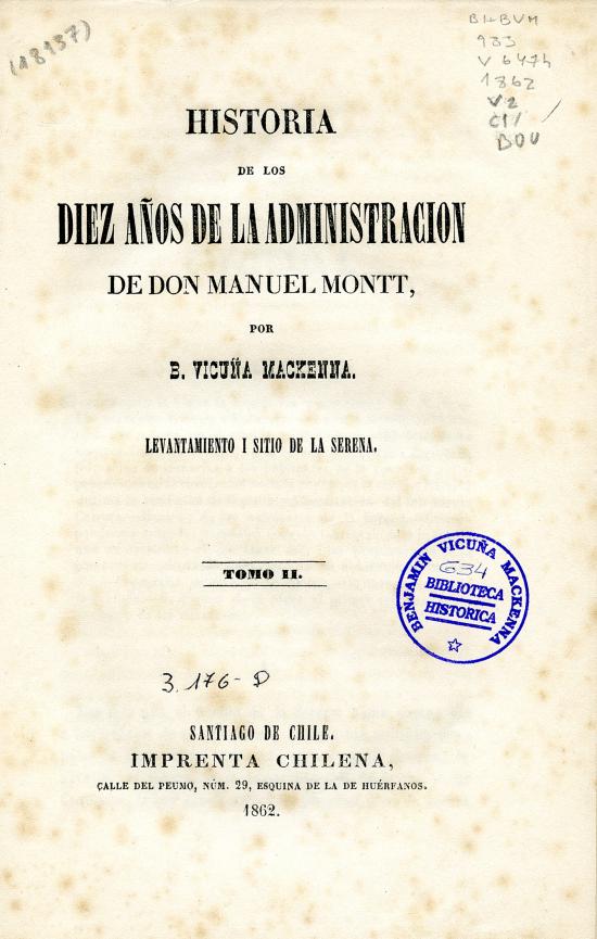 Historia de la administración de Manuel Montt
