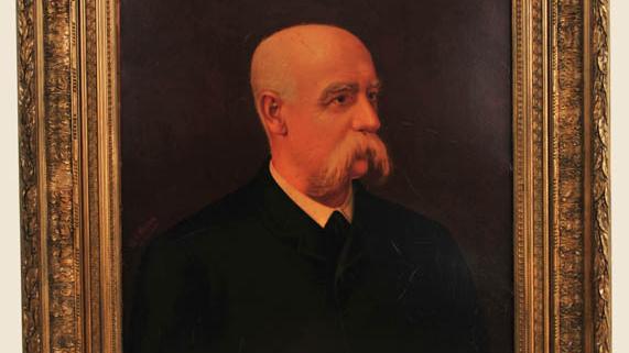 Óleo de Benjamín Vicuña Mackenna, realizado por William H. Walton