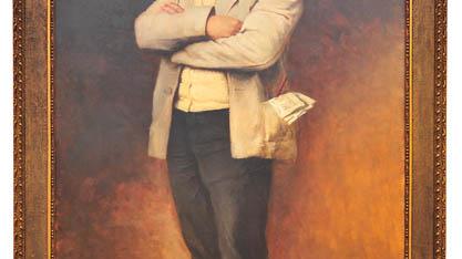 Retrato de Benjamín Vicuña Mackenna, por Marcial Plaza. 
