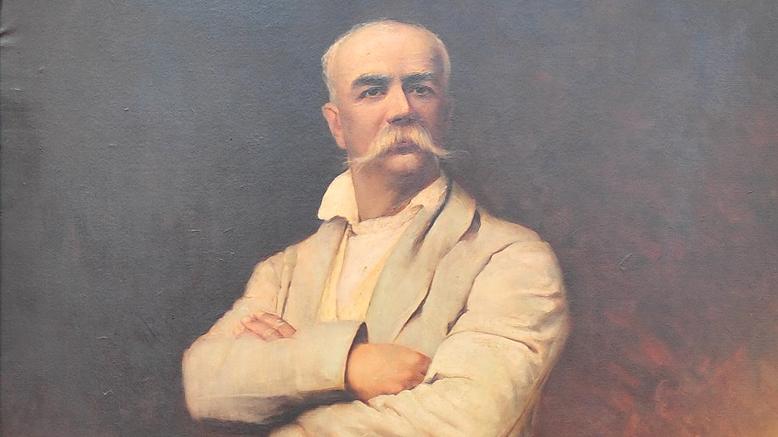 Retrato de Vicuña Mackenna por Marcial Plaza