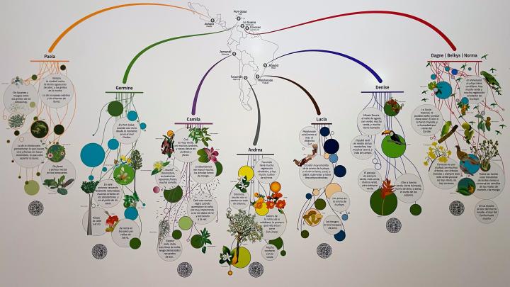 “Geografías Paralelas. Visualizando entornos de habitar de mujeres migrantes. Origen v/s Destino”