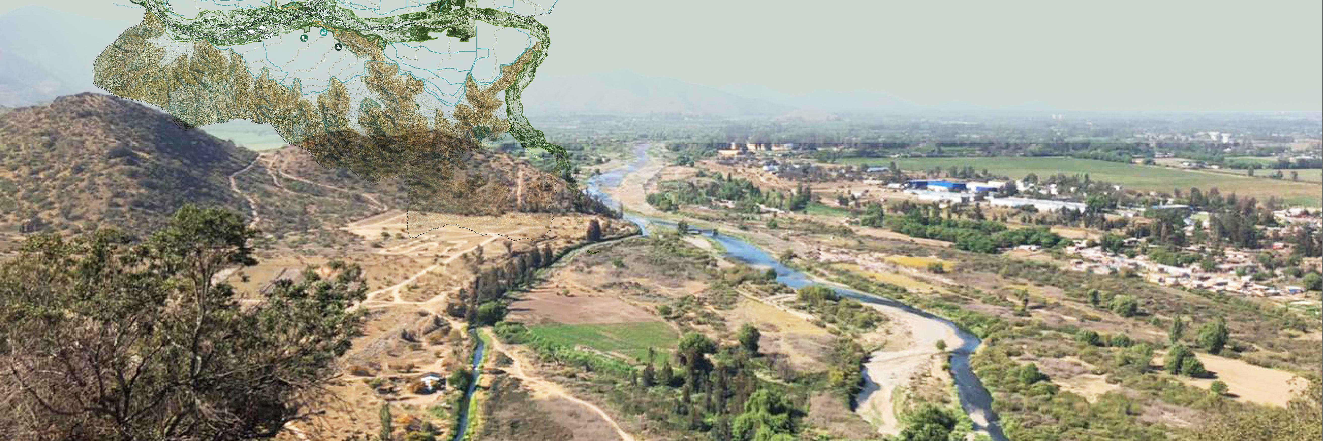 "Mapocho aguas abajo. Revalorización del patrimonio y paisaje ribereño", de Mapocho 42K Lab UC.