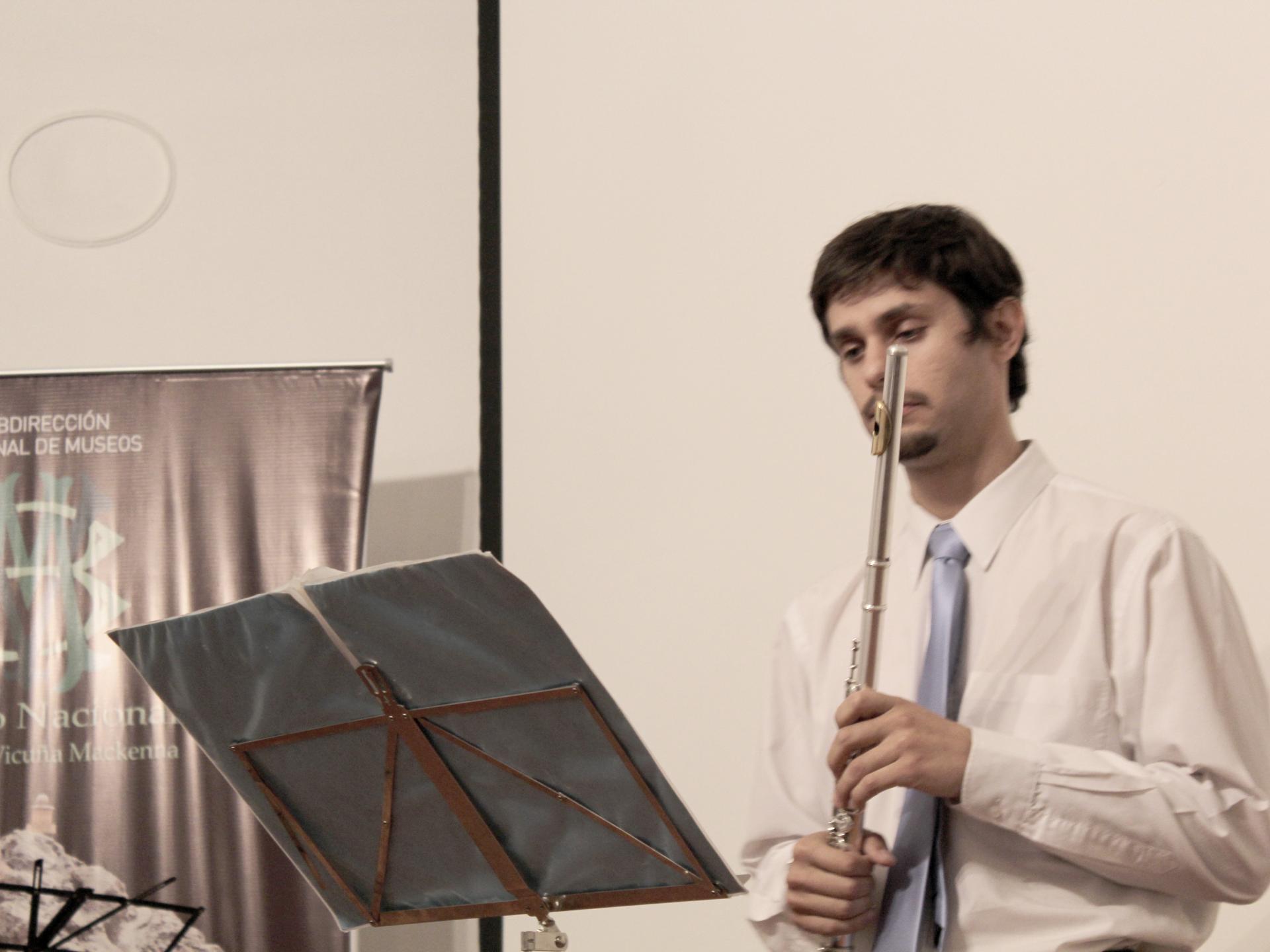 Clase abierta flauta traversa Rodrigo Celis, Director de la Escuela Flauta Traversa