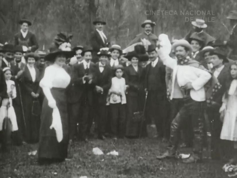 Festejos en el parque Cousiño