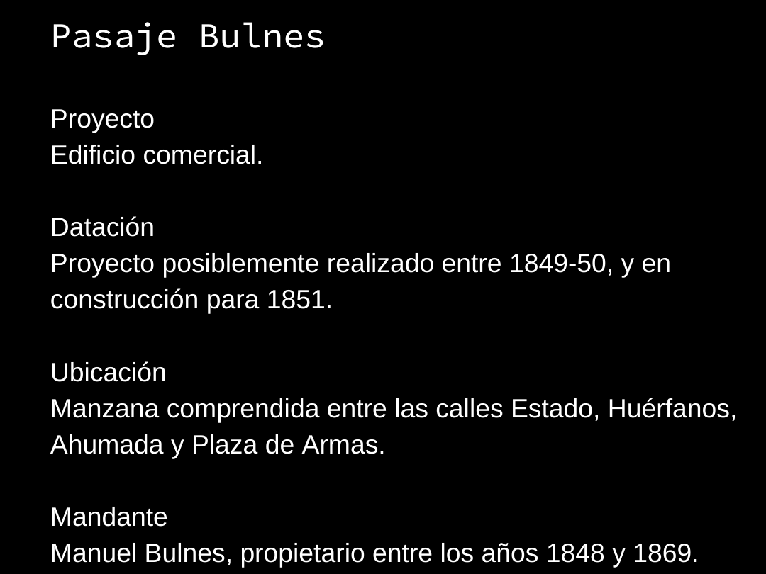 Pasaje Bulnes