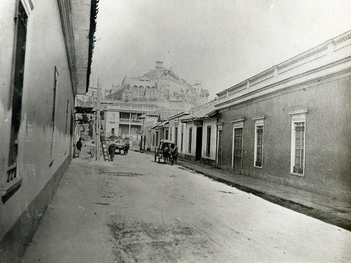 Vista del cerro Santa Lucía