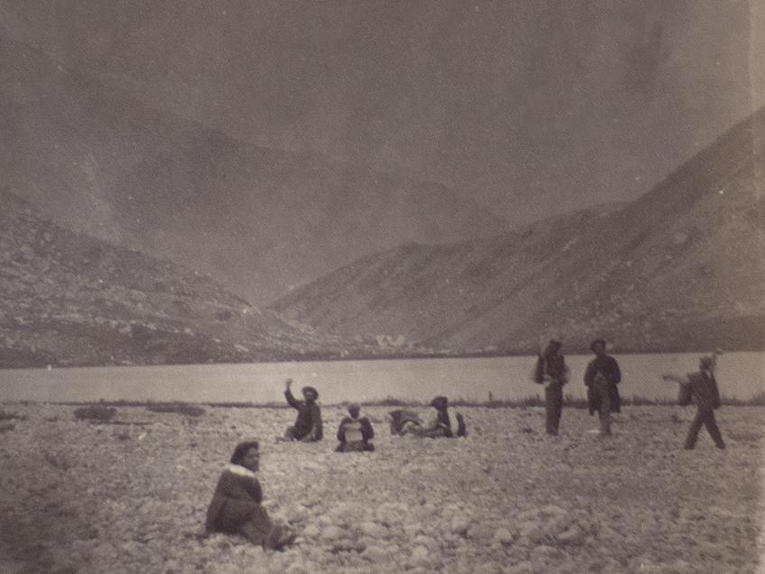 Laguna del Encañado (vista desde la playa del sur)