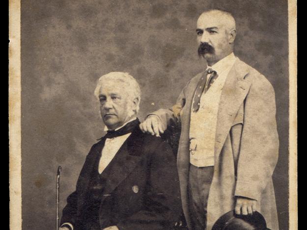 Benjamín Vicuña Mackenna y Pedro Félix Vicuña