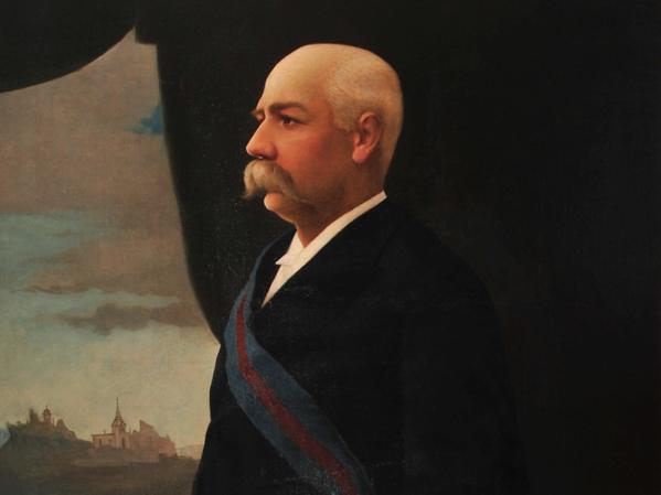 Retrato de Benjamín Vicuña Mackenna, Intendente de Santiago