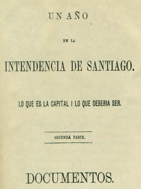 Un año en la Intendencia de Santiago