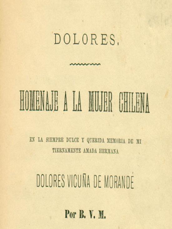 Dolores. Homenaje a la mujer chilena