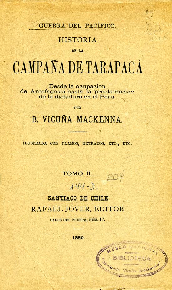 Historia de la Campaña de Tarapacá 