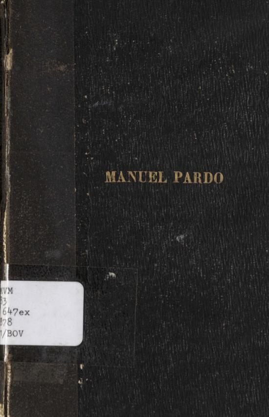Manuel Pardo ex-presidente del Perú