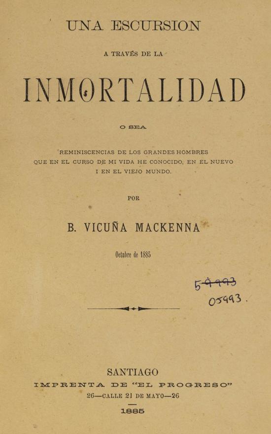 Una escursión a través de la inmortalidad