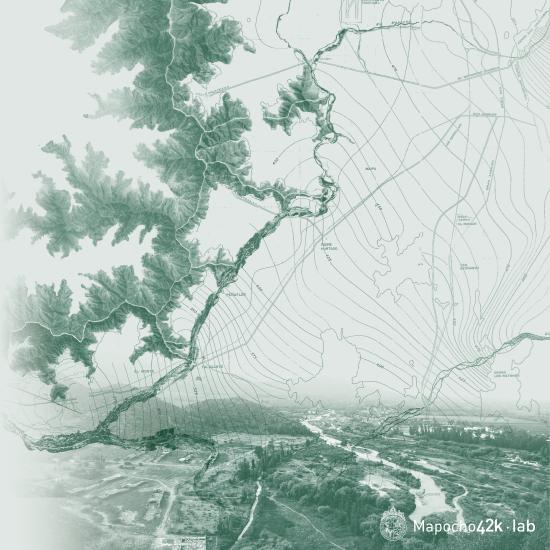 Exposición "Mapocho Aguas Abajo. Revalorización del patrimonio y paisaje ribereño", de Mapocho 42K Lab UC.