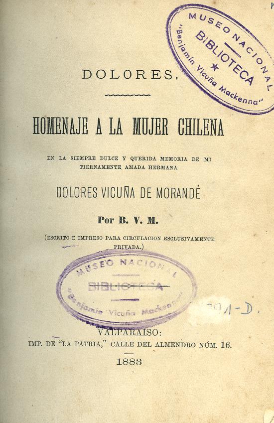 Dolores. Homenaje a la mujer chilena