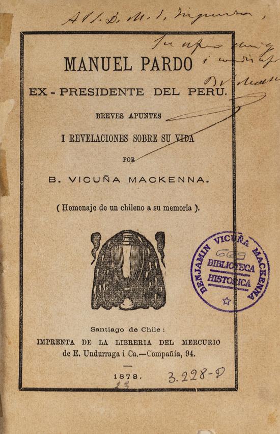 Manuel Pardo ex presidente del Perú.