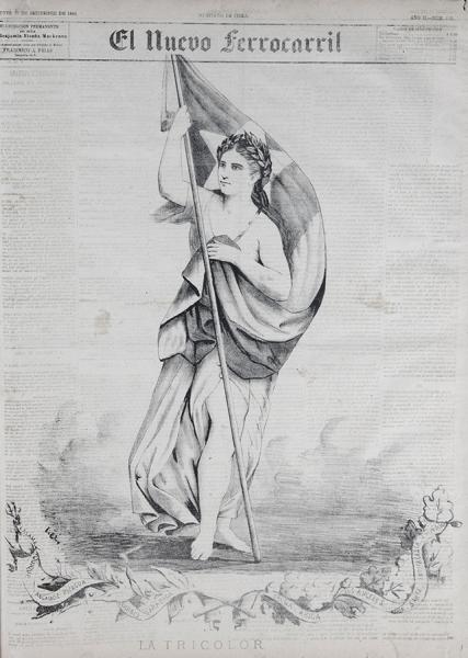 Portada alegórica triunfo de Chile