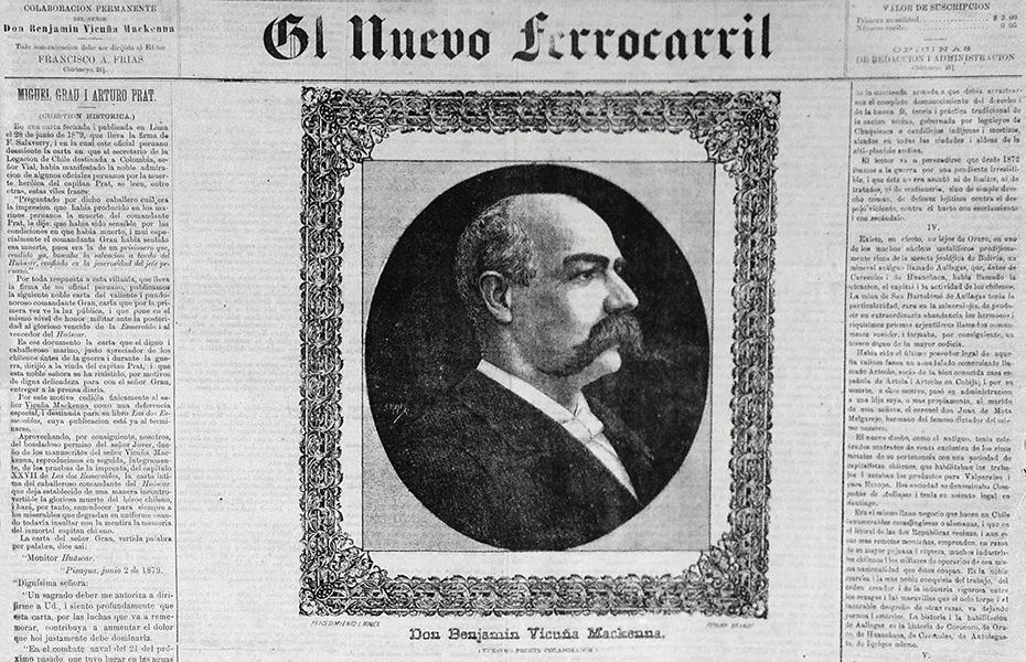 Don Benjamín Vicuña Mackenna (nuestro primer colaborador)