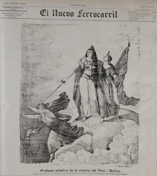 Profecía artística de la victoria de Perú y Bolivia