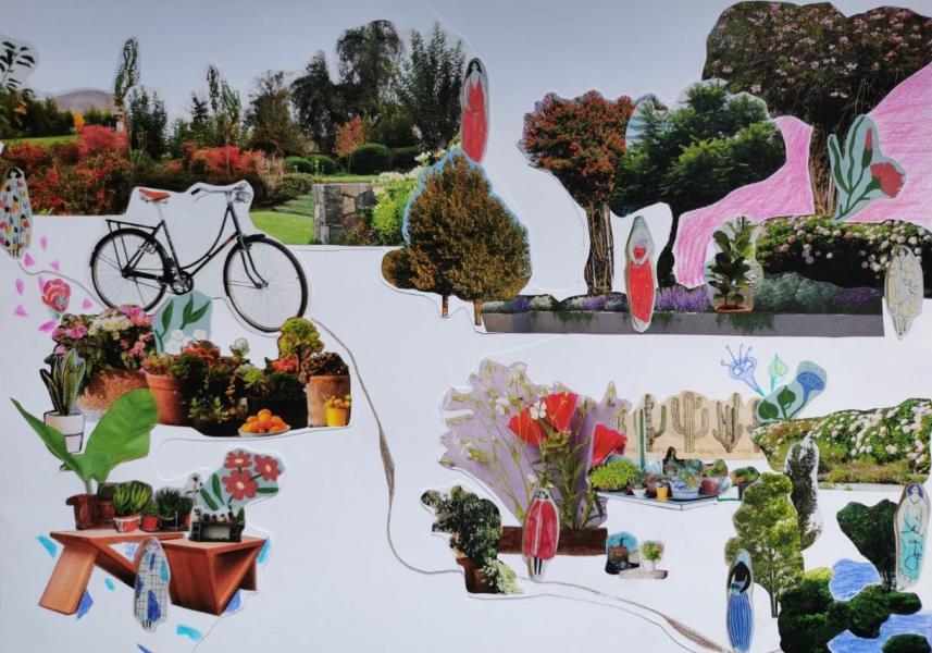 &quot;Paseo en bicicleta&quot;. Ema Elgueta Luna. 12 años. La Reina.