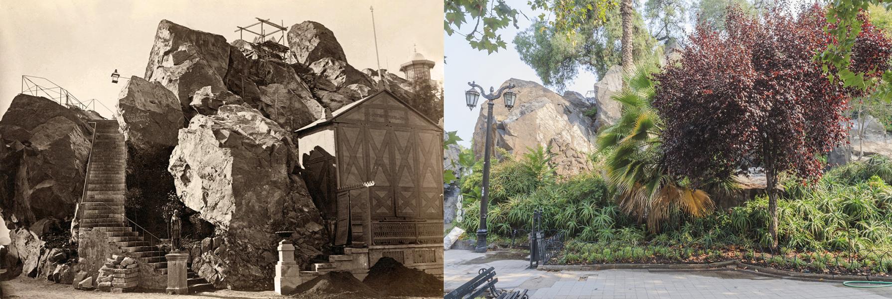 Escala de la ermita y teatro, obras que hoy han desaparecido Escala de la ermita y teatro, obras que hoy han desaparecido