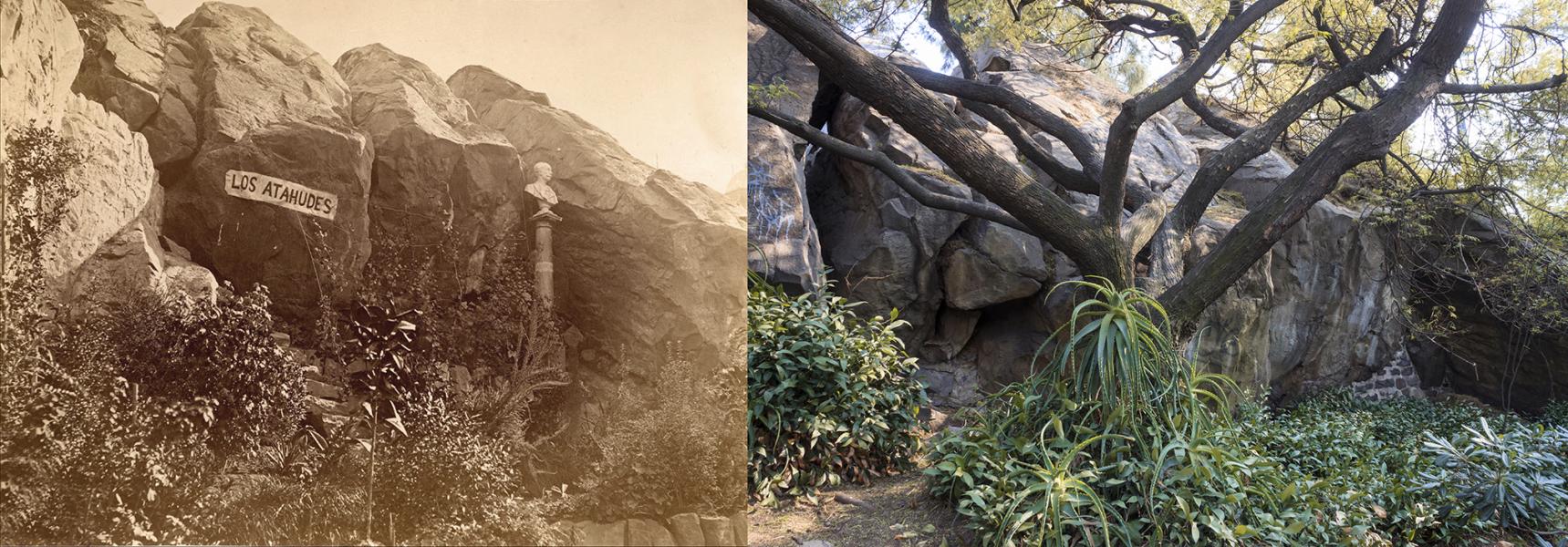“Los atahudes” hacia la década de 1870 y su estado actual “Los atahudes” hacia la década de 1870 y su estado actual