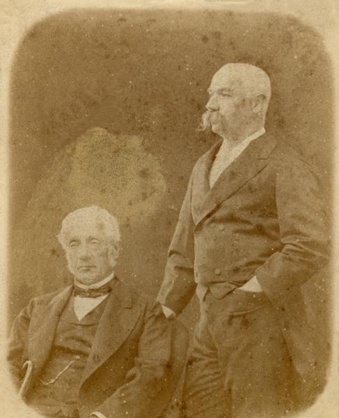 Benjamín Vicuña Mackenna y su padre Pedro Félix Vicuña Benjamín Vicuña Mackenna y su padre Pedro Félix Vicuña