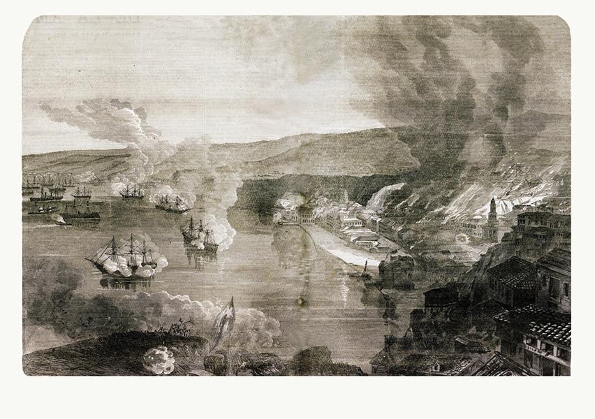 «El bombardeo de Valparaíso»