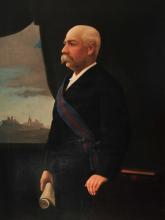 Luis Eugenio Lemoine. Retrato de Benjamín Vicuña Mackenna como Intendente de Santiago. 1886